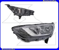 FORD TRANSIT CONNECT 2 2018.05-2022.04 Fényszóró bal (H7/H15/PW24W) fekete betétes (motorral) DEPO 431-11AMLMLDEM2