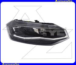 VW POLO 6 2017.06-2021.07 /6W/ Fényszóró jobb (LED) motorral, vezérlőegység nélkül TYC 20-19211-06-2