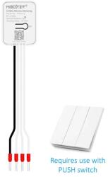 Mi-Light MiBoxer RGB+CCT 3 zónás vezérlő nyomókapcsolóhoz 3V (FUTPUSH2-3)