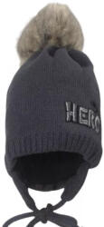 Minimanó téli kötött sapka (48-50) - Szürke Hero