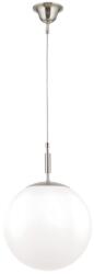 Orion Lustra, Pendul realizat manual ARTDESIGN 30cm, crom satinat/ alb opac (HL 6-1407/1 satin/342/30 opal OR)