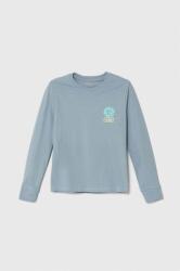 Vans gyerek pamut hosszú ujjú felső DUAL BLOOM LS BFF - kék 129-139.5