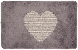 Clayre & Eef Covoras baie textil gri bej 78x48x1 cm (BM0008G) Covor baie
