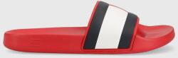 Tommy Hilfiger papucs RUBBER TH FLAG POOL SLIDE piros, férfi, FM0FM04263 - piros Férfi 45