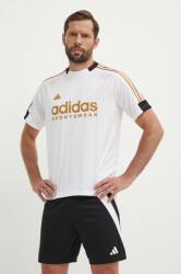 Adidas edzős póló Tiro fehér, nyomott mintás, IW8867 - fehér L