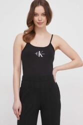 Calvin Klein Jeans top női, fekete, J20J223105 - fekete L