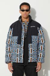 Marcelo Burlon rövid kabát Aop Optical Cross Block férfi, fekete, téli - fekete XL