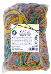 Victoria Postázógumi, 60X2 mm, VICTORIA FACILITY, 1 kg, vegyes színű (CSVPG601) - papirdepo