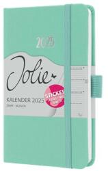 Sigel Naptár, A6, heti, 2025, kemény boritó, SIGEL Jolie , mentazöld (SIJ5408) - papirdepo