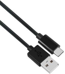 Stansson CZ-239-D 2 m, USB 2.0, USB A apa - USB C apa Fekete fonott kábel (CZ-239-D)