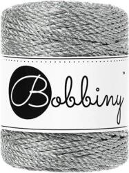 Bobbiny 3PLY Macramé Rope 3 mm 50 m Metallic Silver Zsinór (TS-E057)