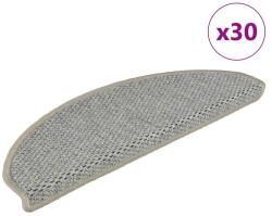 vidaXL Самозалепващи стелки за стълби сизал 30 бр 65x21x4 см (3365875)