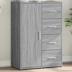 vidaXL szürke sonoma színű szerelt fa tálalószekrény 60 x 31 x 84 cm (840511)