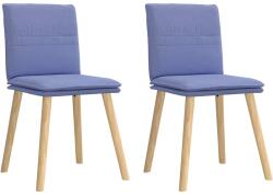 vidaXL étkezőszékek 2 db Jeans kék szövet (4101265)