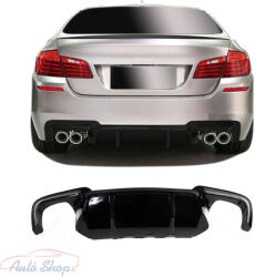 Bmw F10, F11 M5 M-sport M-performance Lökhárító Fényes Fekete Diffúzor