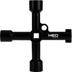 NEO TOOLS Univerzális kulcs, gépészeti szekrényekhez (02-002) - szerszamparadicsom