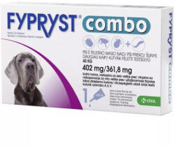 KRK 10db-tól : Fypryst Combo spot on kutyáknak XL 40kg fölött (4, 02mg) 1 ampulla