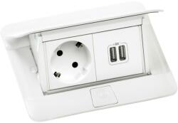 Legrand 1 Plug + 2 USB 2 m (654008)