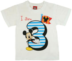 Asti Disney Mickey szülinapos kisfiú póló 3 éves