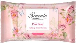 Senzate Ingrijire Ten Servetele Demachiante Pink Rose 25 Bucăți