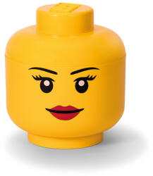 LEGO® Cutii depozitare - Cutie depozitare L cap minifigurina LEGO fata 40320805, 0 piese (40320805)