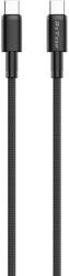 DeTech Кабел за данни DeTech DE-C-C, 100W, Type-C - Type-C, PD, 1.0m, Черен - 40344 (40344)