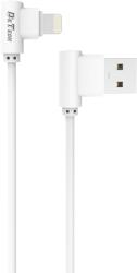 DeTech Кабел за данни DeTech DE-21i, Lightning (iPhone 5/6/7/SE), 1.0m, Бял - 14130 (14130)