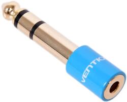 Vention 6.5mm jack/M - 3.5mm/F, (audio, kék), adapter