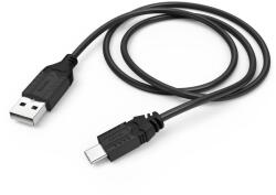 Hama Кабел HAMA USB-A мъжко - USB-C мъжко за зареждане на SONY PS5, 0.75 m, Черен (54461)
