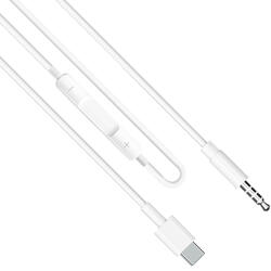 Earldom Аудио кабел Earldom ET-AUX41, 3.5mm към Type-C, 1.0м, Бял - 40175 (40175)