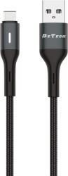 DeTech Кабел за данни DeTech DE-C38C, Type-C, 1.0m, Черен - 40199 (40199)