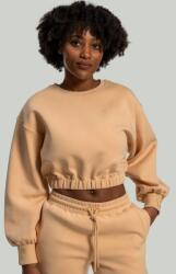 GymBeam Lunar női cropped pulóver Sandshell - STRIX XL
