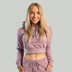 GymBeam Essential Cropped Mauve női kapucnis pulóver - STRIX L