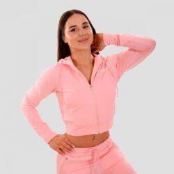 GymBeam TRN női kapucnis pulóver Pink - GymBeam L