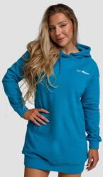 GymBeam Limitless Longline női kapucnis pulóver Aquamarine - GymBeam S