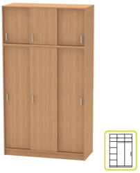 TEMPO KONDELA Szekrény, bükk, BETTY NEW 4 BE04-010-00