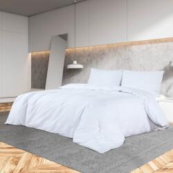 vidaXL fehér pamut ágyneműhuzat-garnitúra 200 x 200 cm (136168)