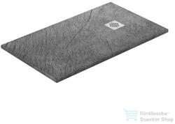 becrisa PALMA 70x130 cm-es (A oldal x B oldal, lásd műszaki rajz) zuhanytálca palakő hatású felülettel, acero PAL92P70X130 (PAL92P70X130)