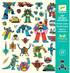 DJECO Matricák - Robotok - Robots (9276)