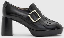 AllSaints bőr flip-flop Zia fekete, magassarkú, WF550Z - fekete Női 41