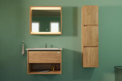 TMP cabinets NORD CRAFT tükrös szekrény LED világítással 60 x 65 cm (83401288) - globalvivamarket