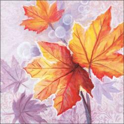 Ambiente Maple leaves papírszalvéta 33x33cm, 20db-os