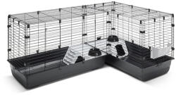 SAVIC Cubix Corner - Sarok ketrec fekete (146 x 50 x 63, 5 cm)
