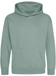 Just Hoods Gyerek kapucnis pulóver AWJH001J, Dusty Green-3/4 (awjh001jdugn-3-4)
