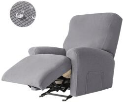 Forcheer Relax Fotel Huzat (enyhén vízlepergető, 1 üléses, világosszürke, rugalmas)