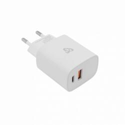 SBOX HC-099 USB 2.0 + Type-C hálózati töltő