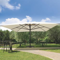 Scolaro Capri White napernyő 6 x 6 m Ekrü drapéria nélkül (A1N)