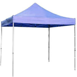 Strend Pro FESTIVAL 45 kerti sátor, 3 x 4, 5 m, kék, profi, UV ellenálló ponyva, oldalfalak nélkül (802429)