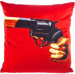 Seletti Pernă TOILETPAPER REVOLVER 50 x 50 cm, roșu, Seletti (SLT02312)