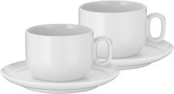 WMF Ceașcă pentru cafea cu farfurie BARISTA, set de 2 buc, 160 ml, alb, WMF (WM695949440)